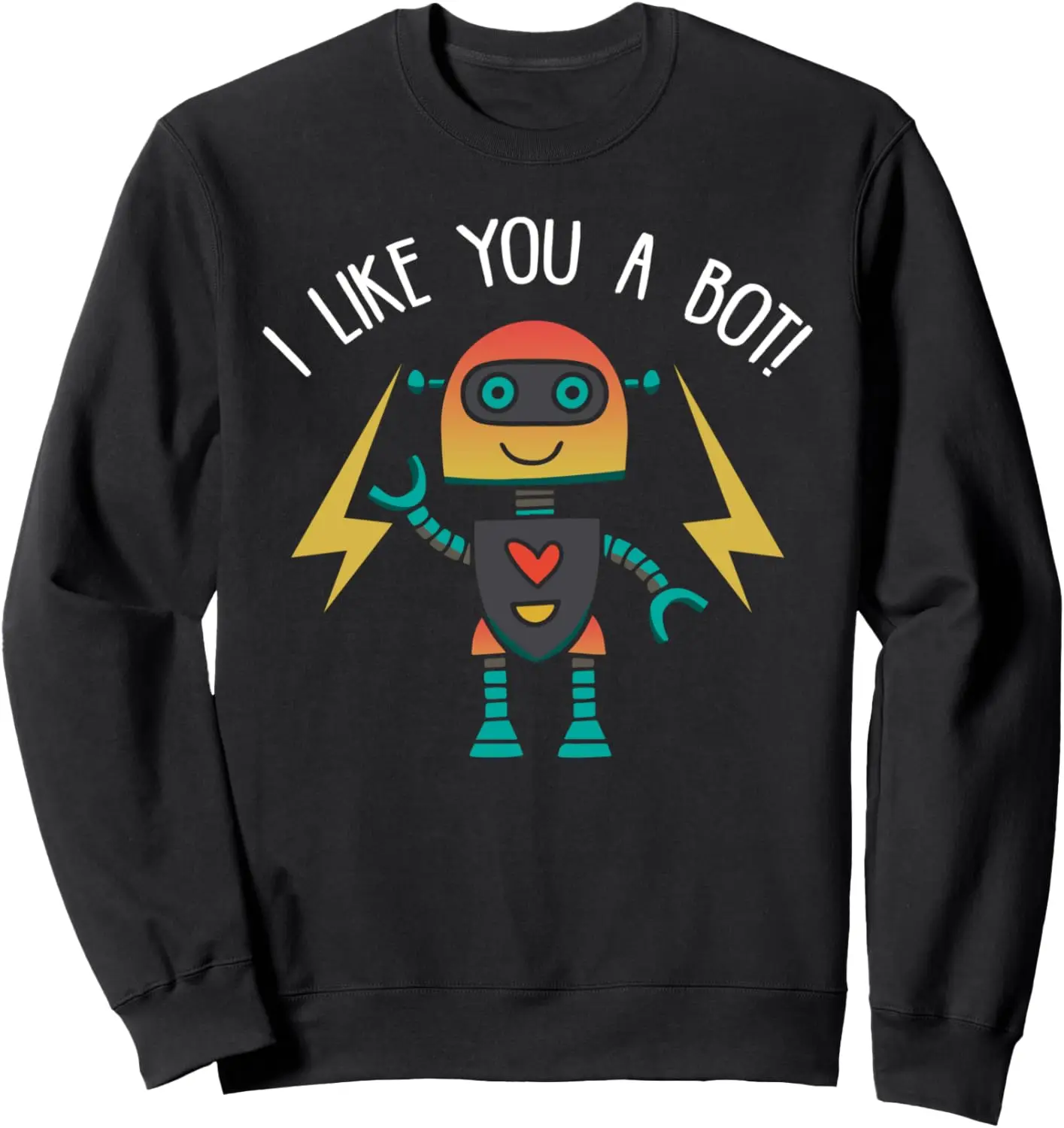 Cute Vintage & Retro Robot Art | Science & Math design Gift Sweatshirt