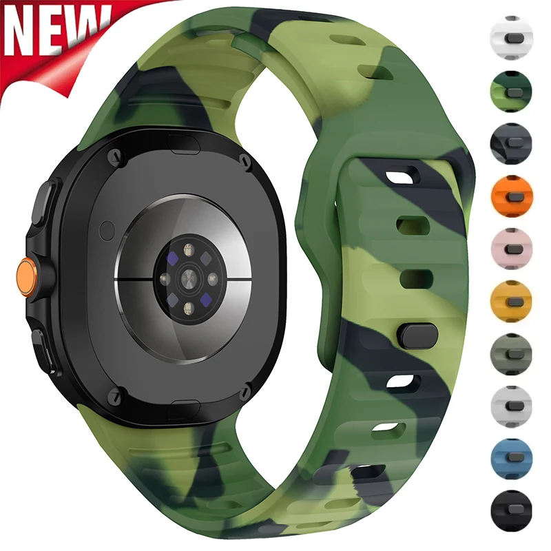 

No Gaps Silicone Strap for Samsung Galaxy Watch Watch 8 7 6 5 4 40/44mm Classic 43/46mm Bracelet for Watch Ultra 2025 47mm Band