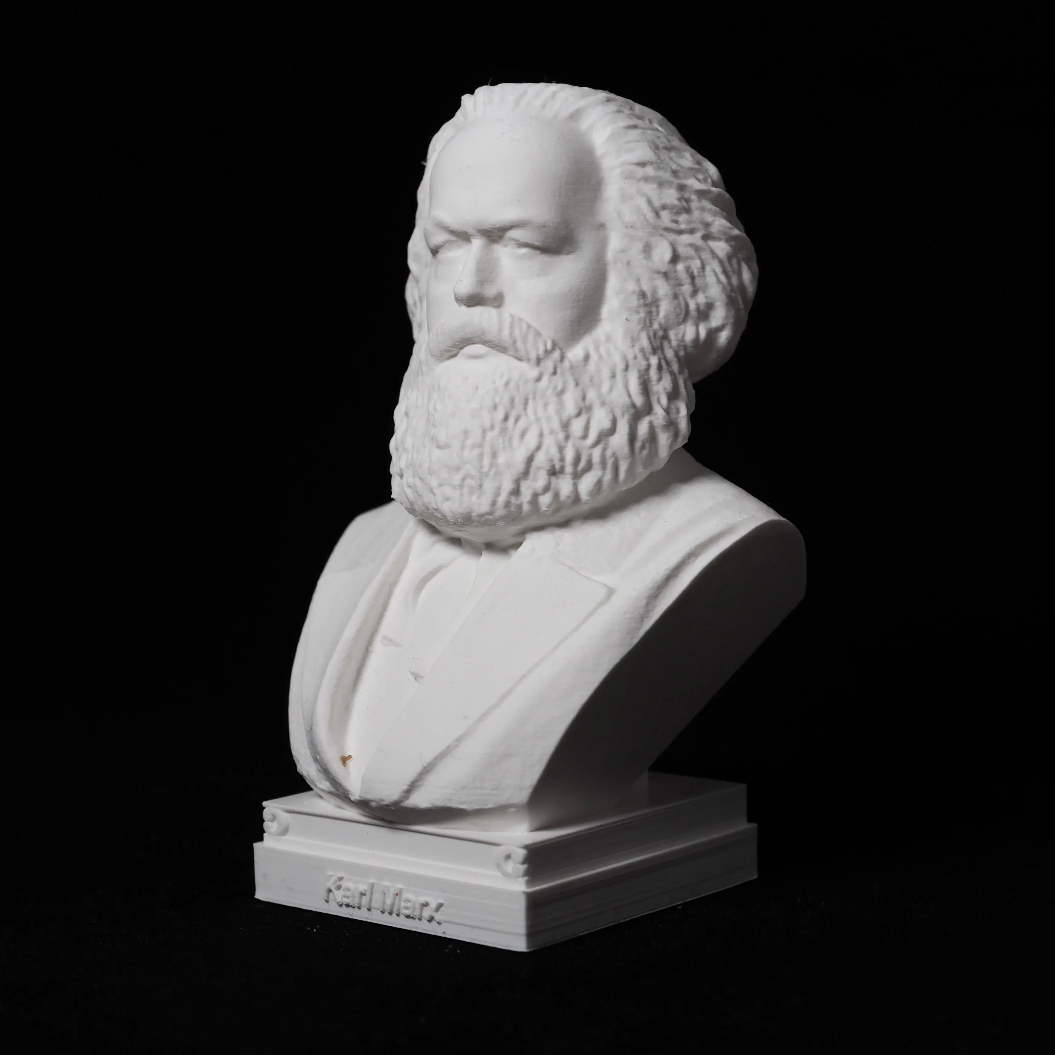 Karl Marx ornaments statue model ornaments bust crafts great man portrait desk desk, 3D printing PLA plastic material