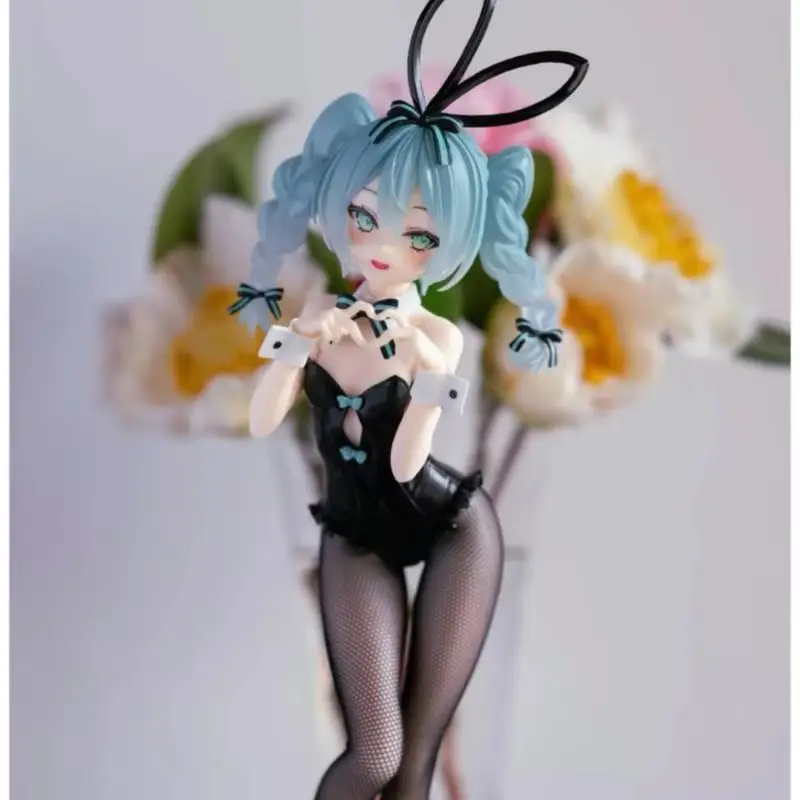 Anime Original Hatsune Miku Hatsune Bunny Girl Ornaments Pvc Action Figure Anime Peripheral Model Collection Doll Birthday Gifts