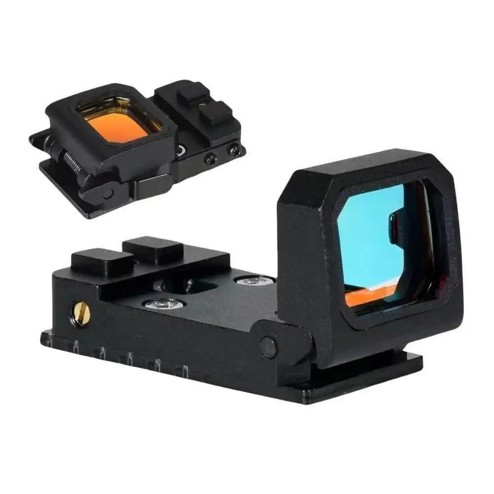 

VISM Folding Red Dot Sight - Metal Reflex Lens, Flip-Up Design - Fits Glock 17