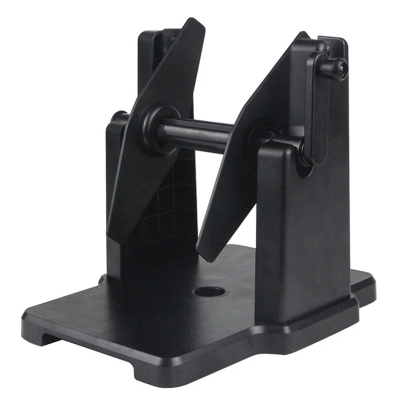 External Rolls Label Holder, 2 In 1 Fanfold Stack Paper Holder For Desktop Thermal Label Printer