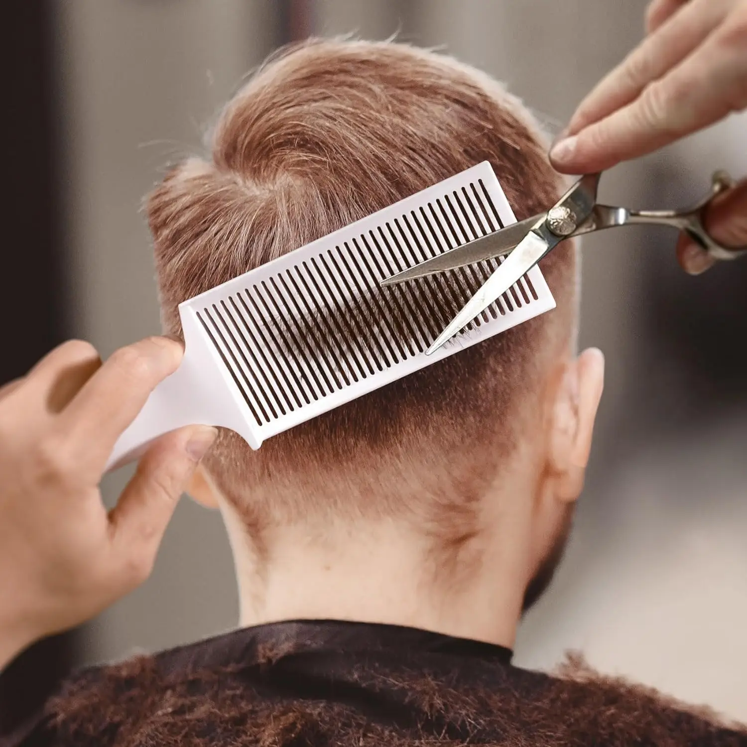 Friseur verblassen Kamm Styling Kamm Kit Mischung Flat Top Haars ch neiden verblassen Kamm für Männer hitze beständige verblassen Bürste Salon Zubehör