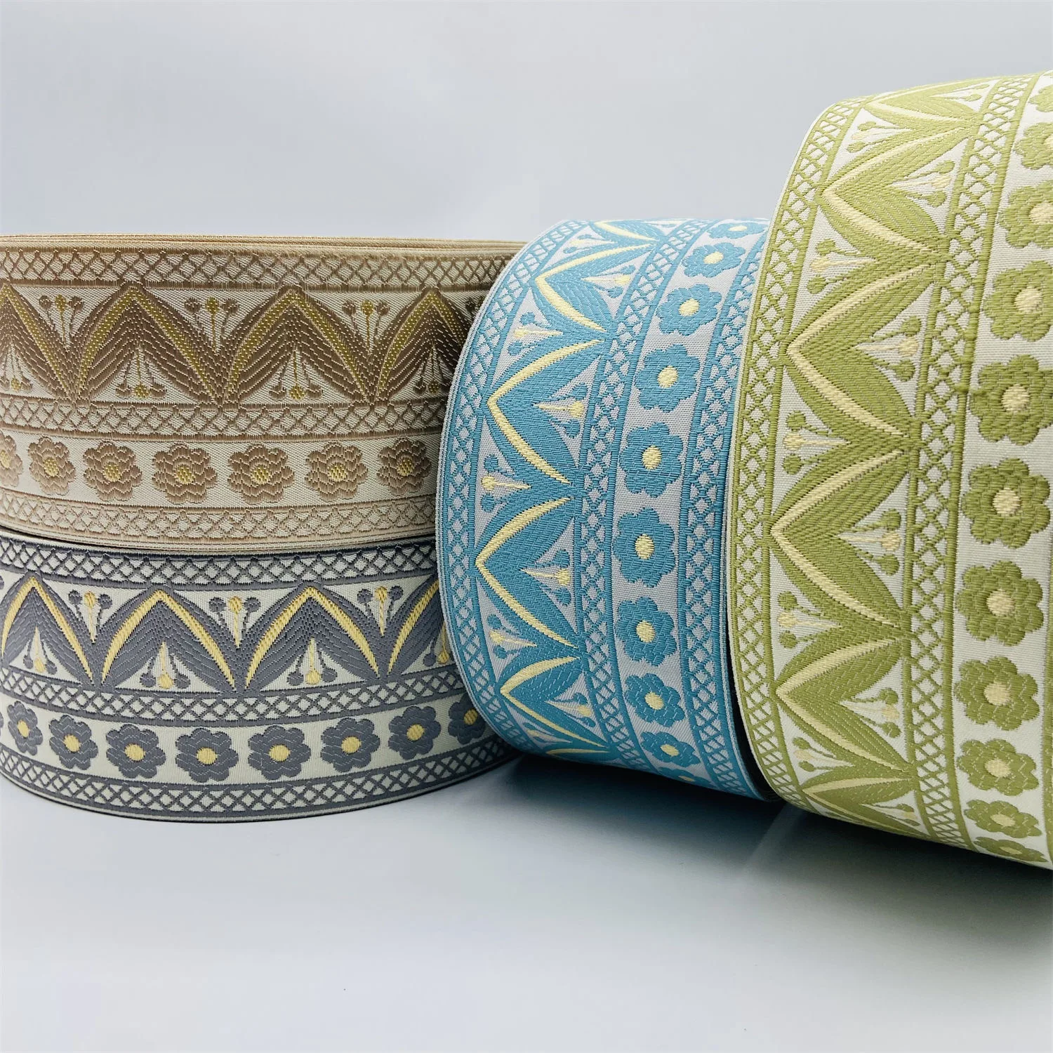 

6 Meters New Woven Jacquard Ribbon Curtain Sofa Cushion Decoration Tape Tailor Sewing Straps DIY Furniture