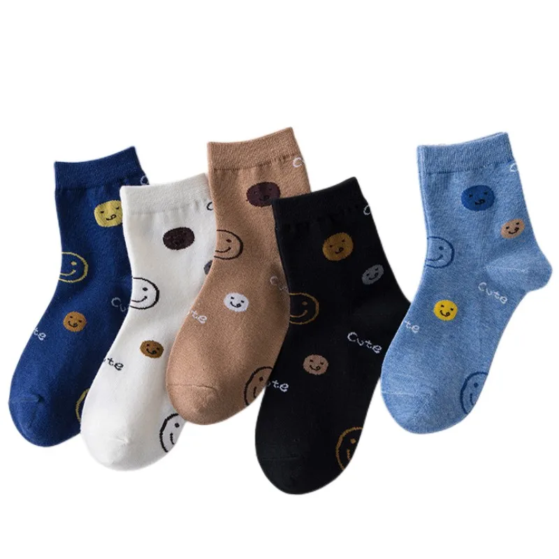 

Children Cartoon Soft Socks Student Breathable Socks Boys Girls Cotton Socks Spring And Autumn Tide Kids Dairly Socks 4/Pairs