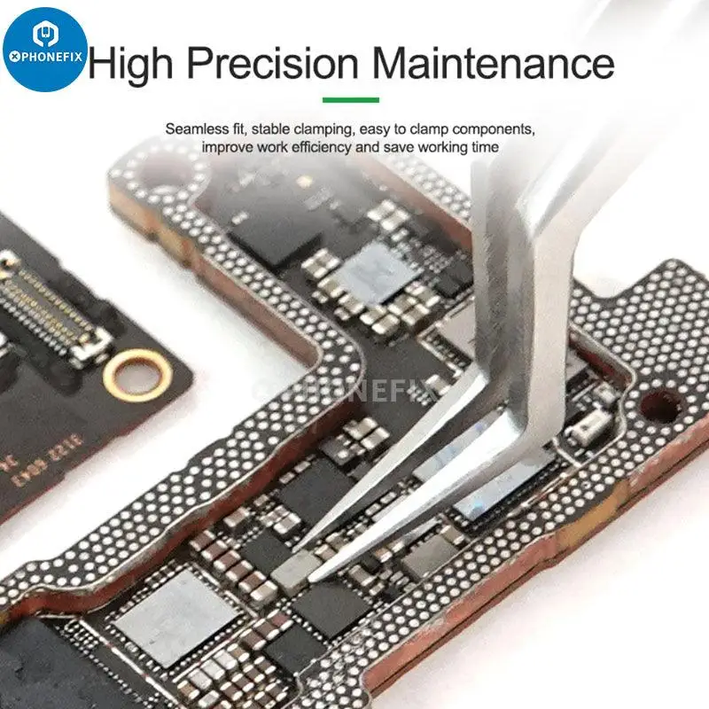 Imagem -04 - Relife-pinças de Reto e de Alta Precisão Curva Antiderrapante Repair Handle Tool Cpu ic Linha Voadora St20 Aço Inoxidável