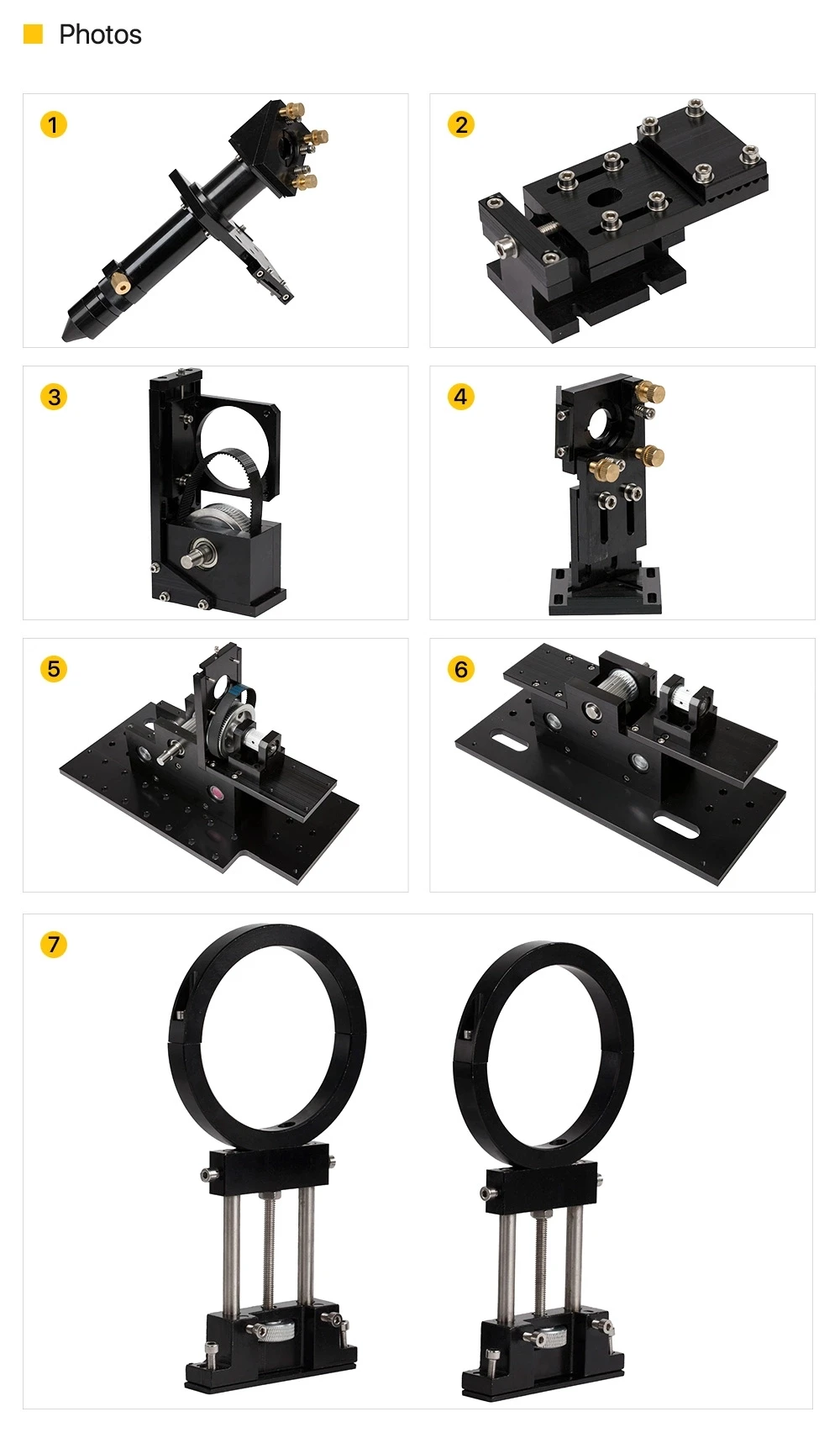 Mechanical Set / Head /Reflective Mirror Mount For CO2 Cutting Machine For DIY Machine