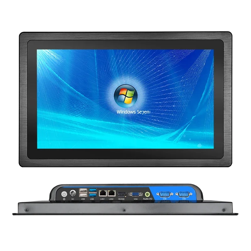 10.1 inch embedded touch screen industrial panel pc with i3 6100u 4G DDR4  Computer