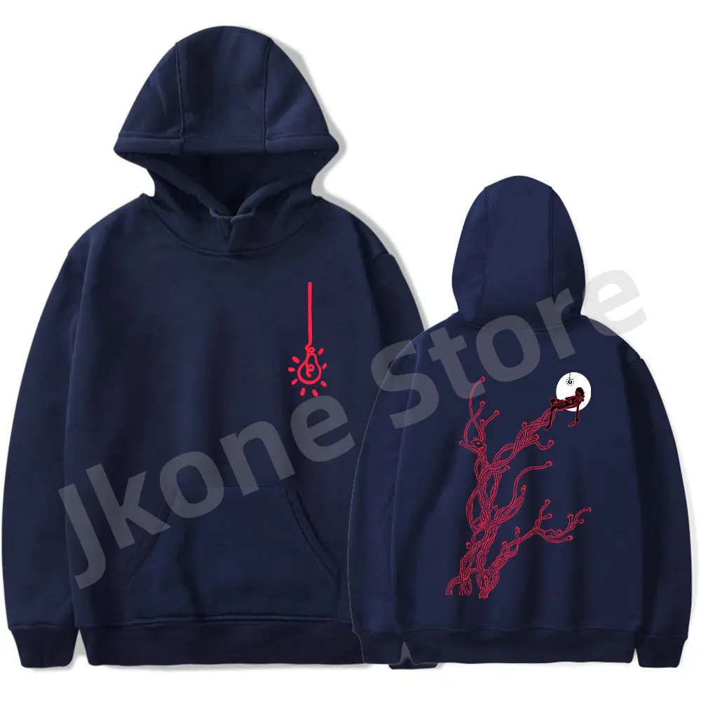 Omori Red Hands Hoodies Game Logo Merch Winter Women/Men Fashion Casual Long Sleeve Sweatshirts