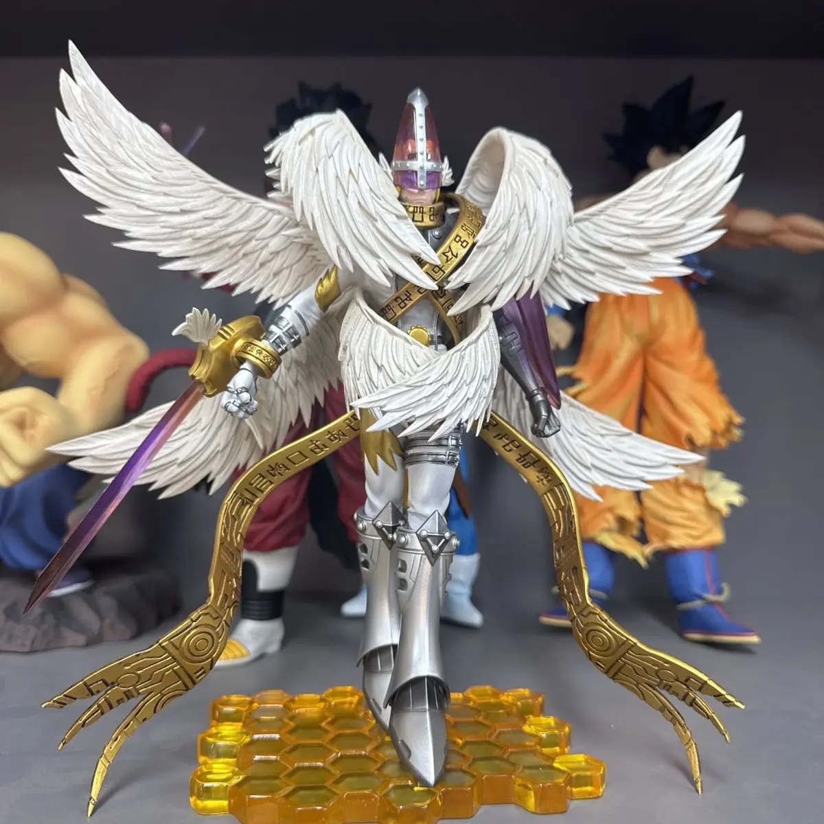 22 cm Heilige Angemon Figur Digimon Abenteuer Anime Action Figur Pvc Statue Modell Room Decor Sammlung Puppe Spielzeug Weihnachten Geschenk