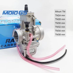 Vergaser 50-650cc Vergaser Vergaser TM24 TM28 TM30 TM34 TM32 TM38 Flachschiebezapfen für MIKUNI 2/4-Takt-Motor