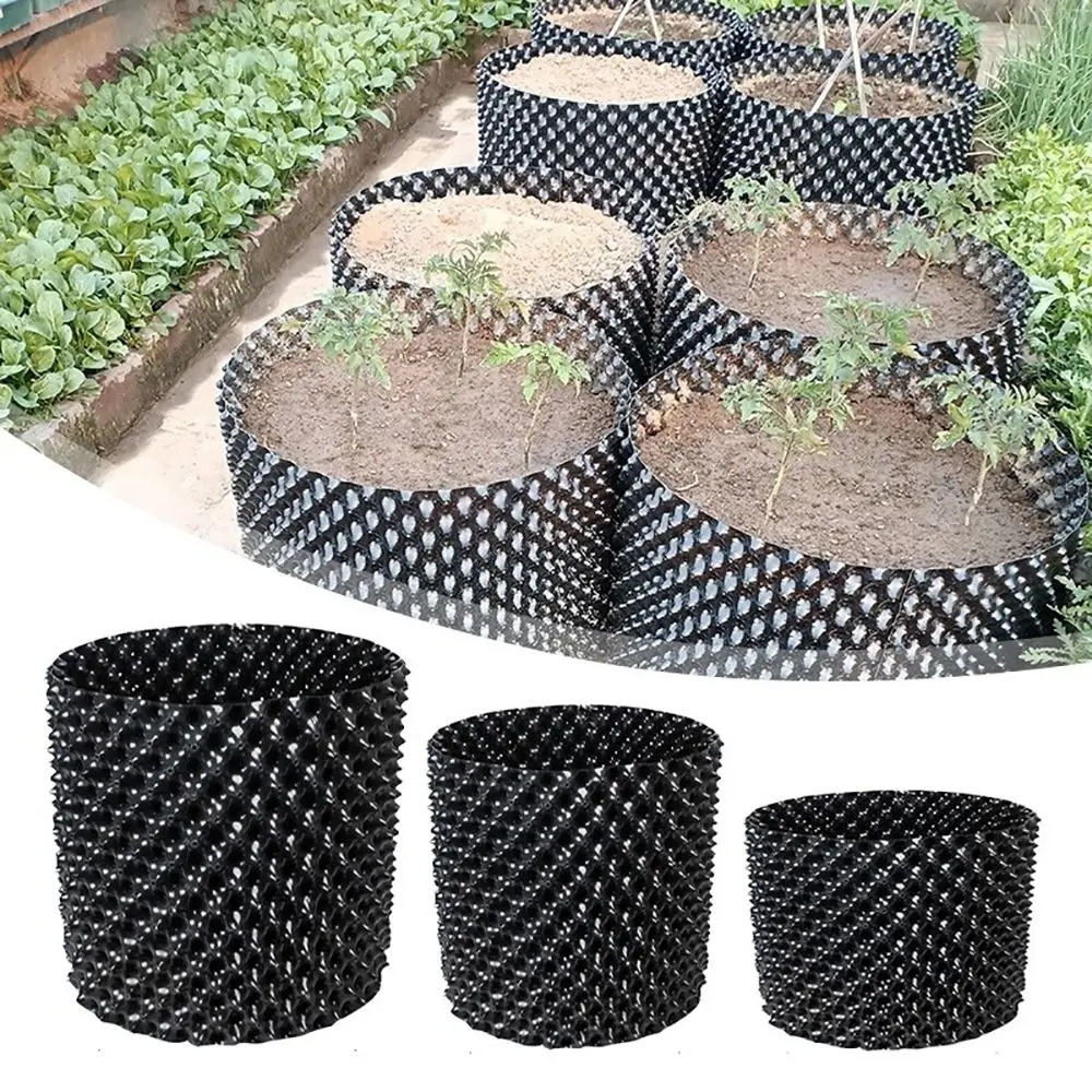 1Set New Fast Nersery Pot Plant Pot Tray Plant Stands Bonsai Pot Saucer Garden Supply Prevent Rot Root Control Flower Pot