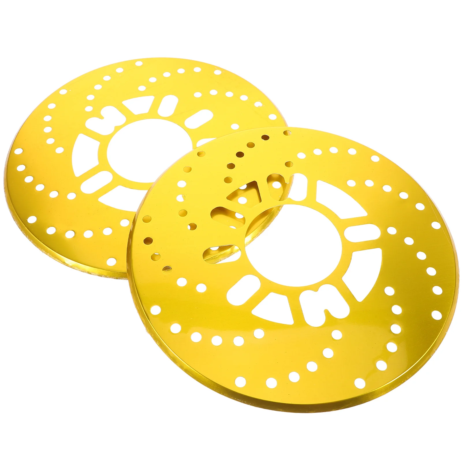

2pcs Disc Covers Aluminum Alloy Easy Install Stylish Car Wheel Trim Auto Brake Protective Cover Front Rear Disc Brake Parts