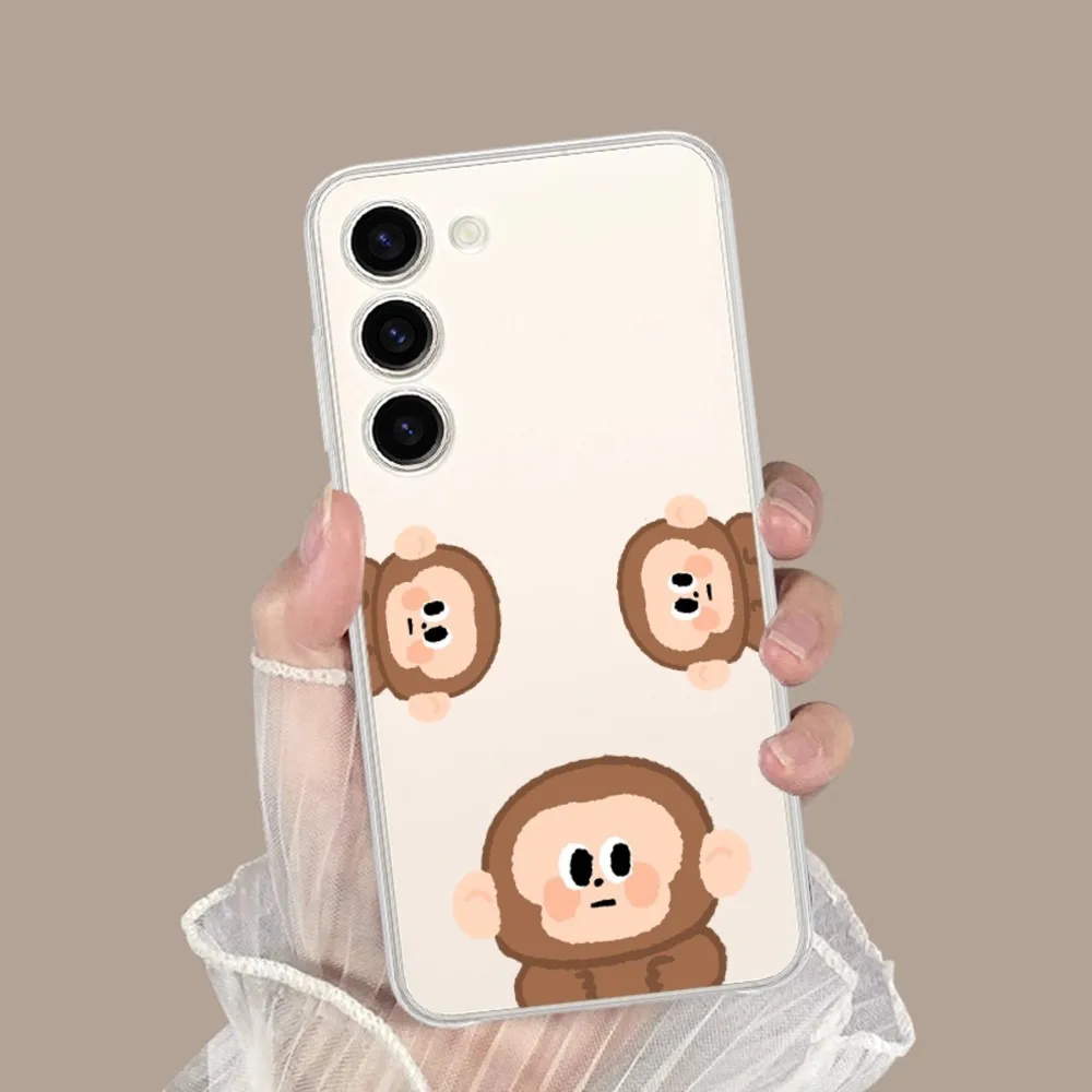 cartoon monkey Phone Case for Samsung Galaxy S8 8S G950F G950 A91 A80 A73 5G A72