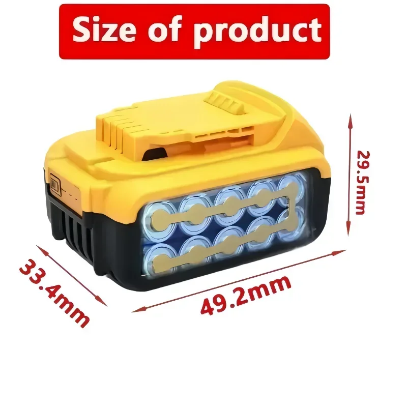 New 100% Original 16000mAh 20V for Dewalt Power Tool Battery DCB206 20V 20.0Ah Battery DCB206 20V Battery DCB205 DCB204-2 DCB200