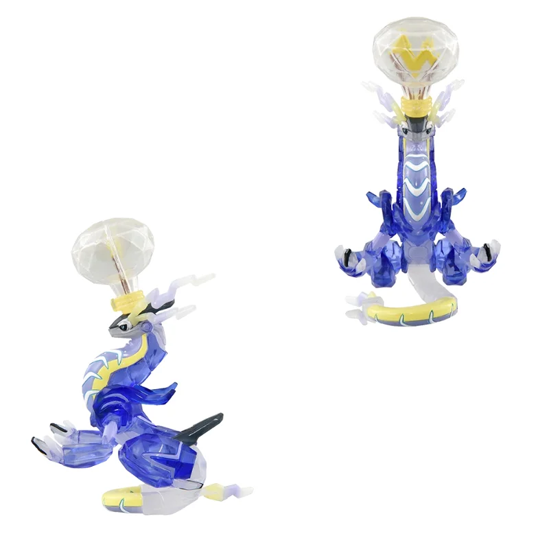 New Original TAKARA TOMY Terastal Pokemon Figures Miraidon Koraidon Ceruledge Armarouge Translucent Models Perfect Gift Box