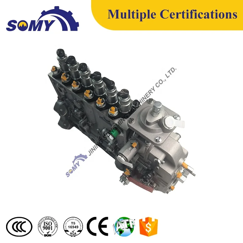 high-quality original PC360-7 excavator 6D114E-2 engine dies el pump 6743-71-1131 4063536 is use d in Komatsu