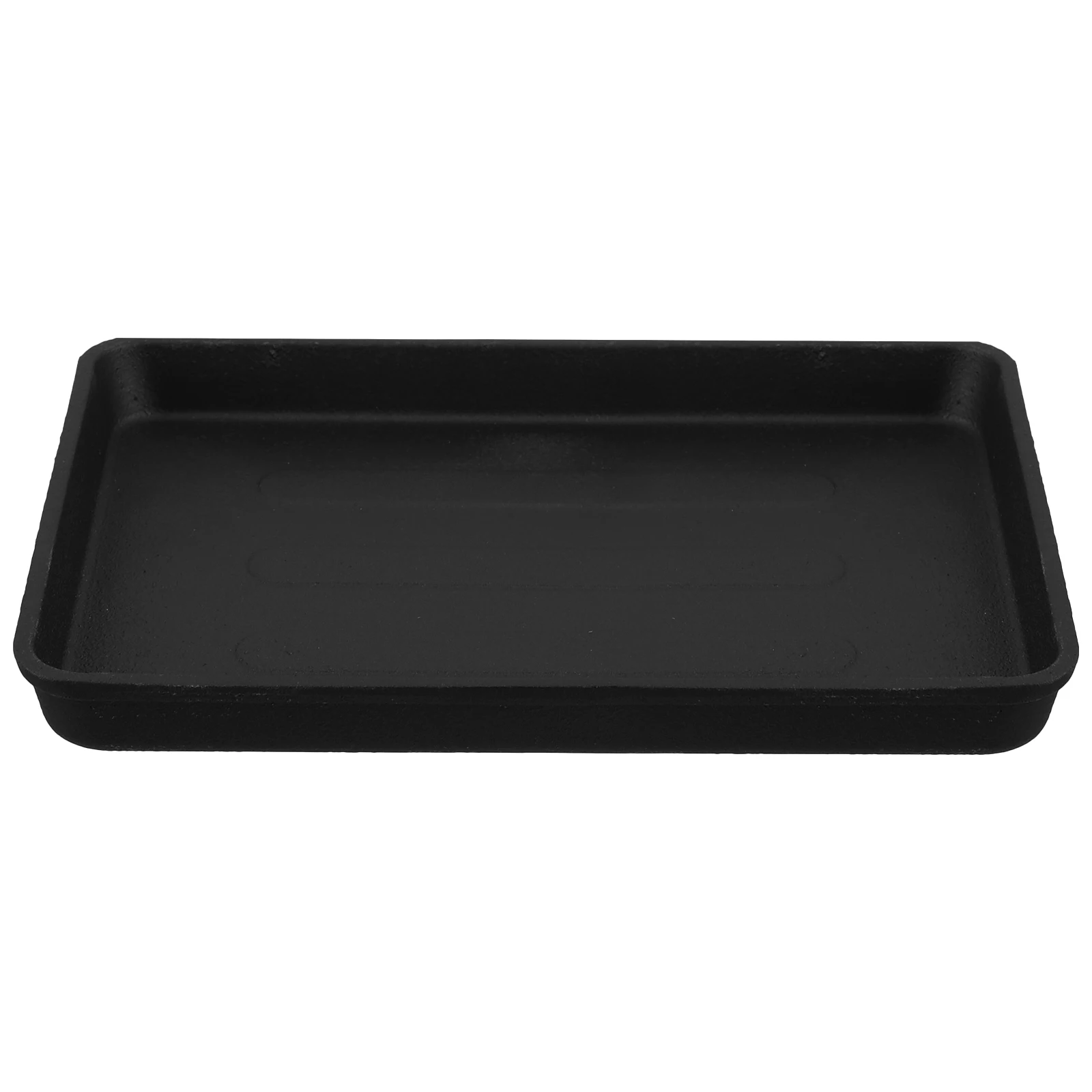 

Thick Cast Iron Grill Pan For Bbq Barbecue Plate Roasting Tool Outdoor Cooking Accessories Heavy Duty Stovetop Roaster