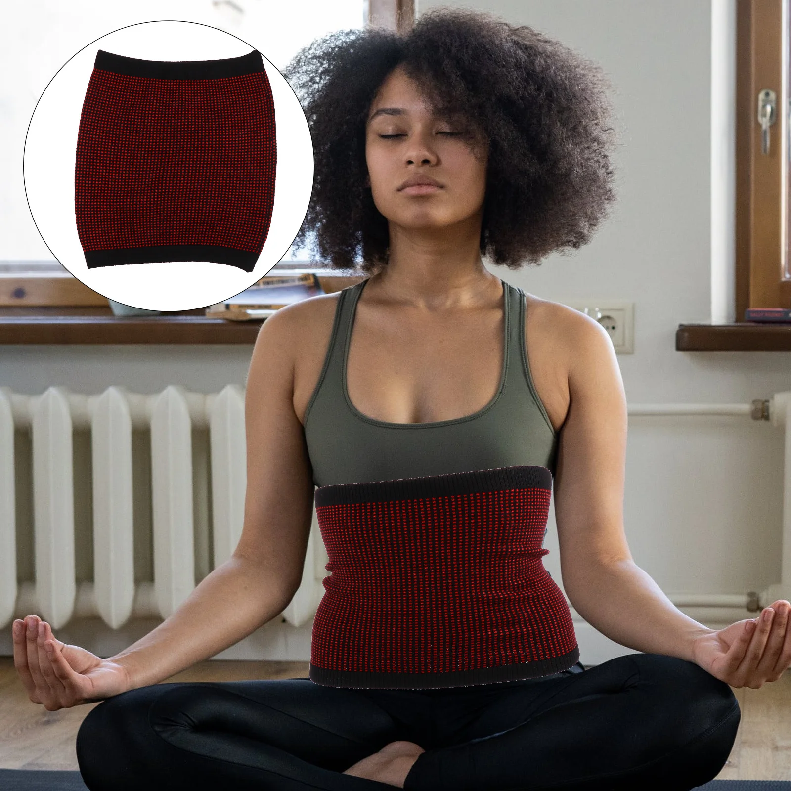 

Elastic Waist Support Lumbar Brace Lightweight Back Pain Relief Belt For Sports Fitness Winter Warmth Camp Hiking