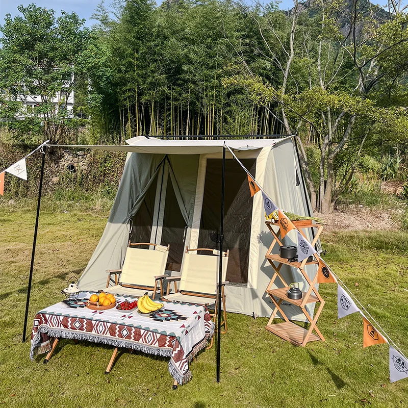 

Wholesale High Quality Family Travel Waterproof UV-Proof Outdoor Glamping Tent