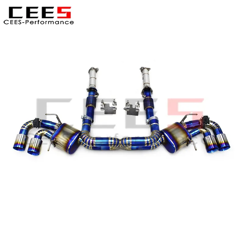 

cees for Chevrolet CORVETTE C8 2019-2023 Upgrade Catback Exhaust System Escape Exhaust Pipe Muffler with SS304 Downpipe
