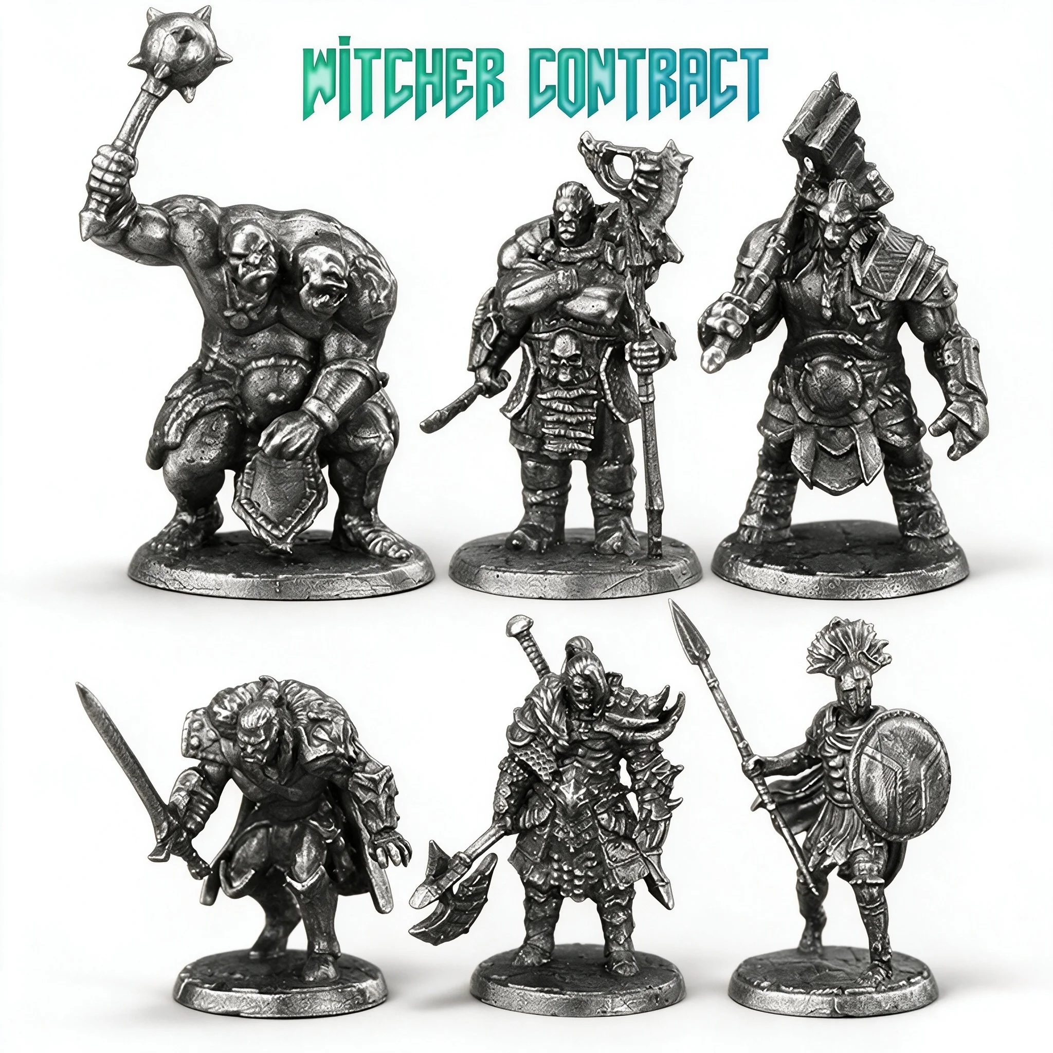 Metal Wizard Contract Army Soldier Miniature Model Figure Tabletop Game Chess Piece Ornament Finished In‑Stock Toy