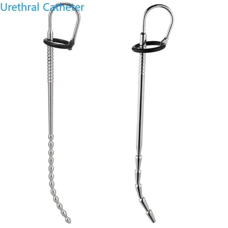 تحفيز عقد الظهر البول و Micturate مجرى البول المكونات لعبة استثارة القضيب السبر موسع الحصان العين عصا القضيب الجنس لعب للرجال