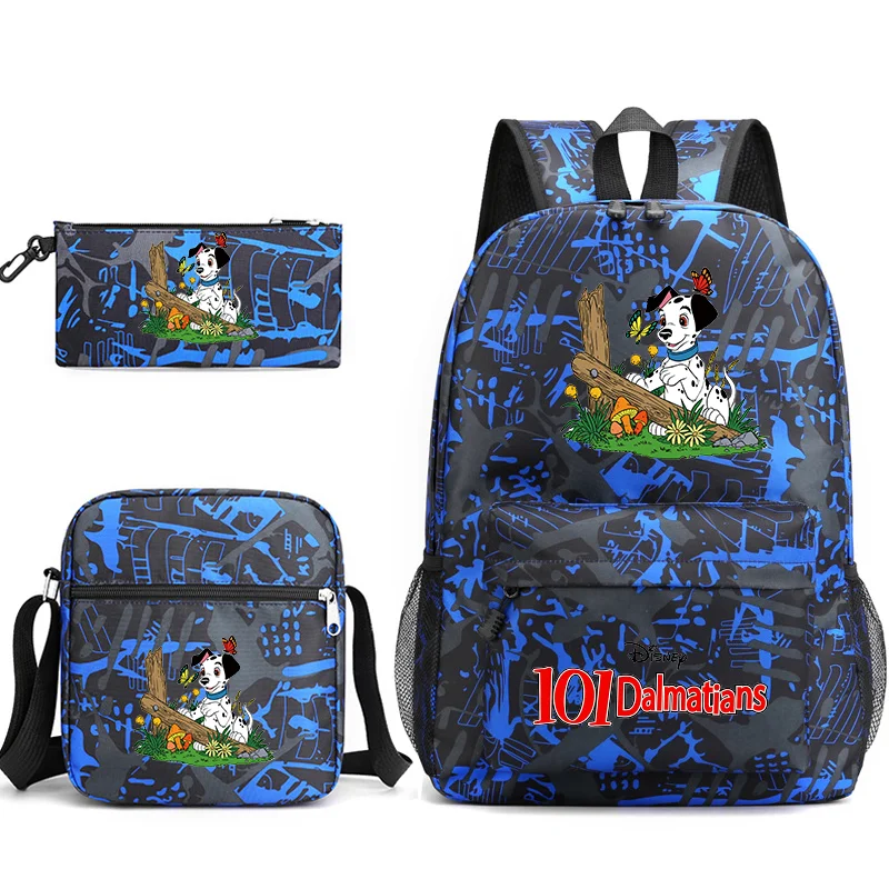 3Pcs Disney 101 Dalmatians Bookbag Kids Backpack Boys Girls School bags Daily Backpacks Mochilas Shoulder Bag Set