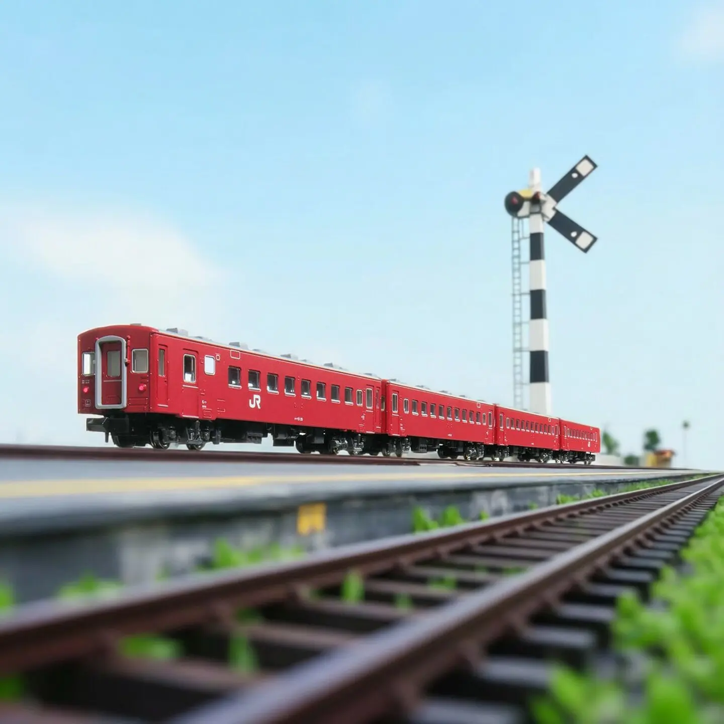 N Type 1/160 KATO Train Model Four-Carriage Set 10-2045 50 Type 51 Series Passenger Carriage with Four Sections No Power