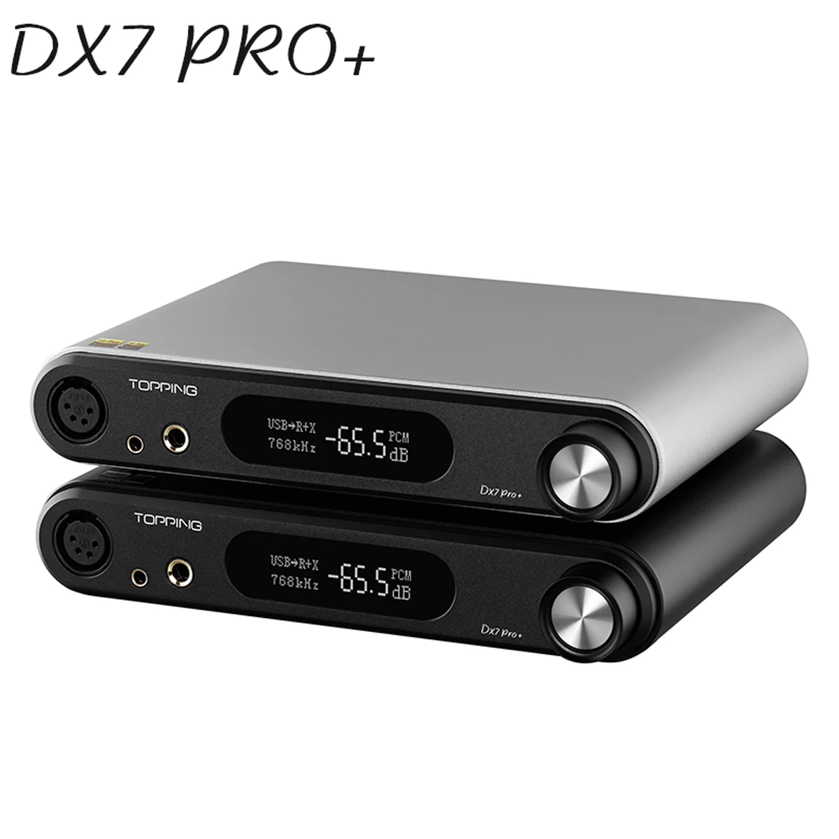 

TOPPING DX7PRO+ DAC&Headphone Amplifier LDAC Hi-Res Audio ES9038PRO Decoder Support up to DSD512&PCM768kHz