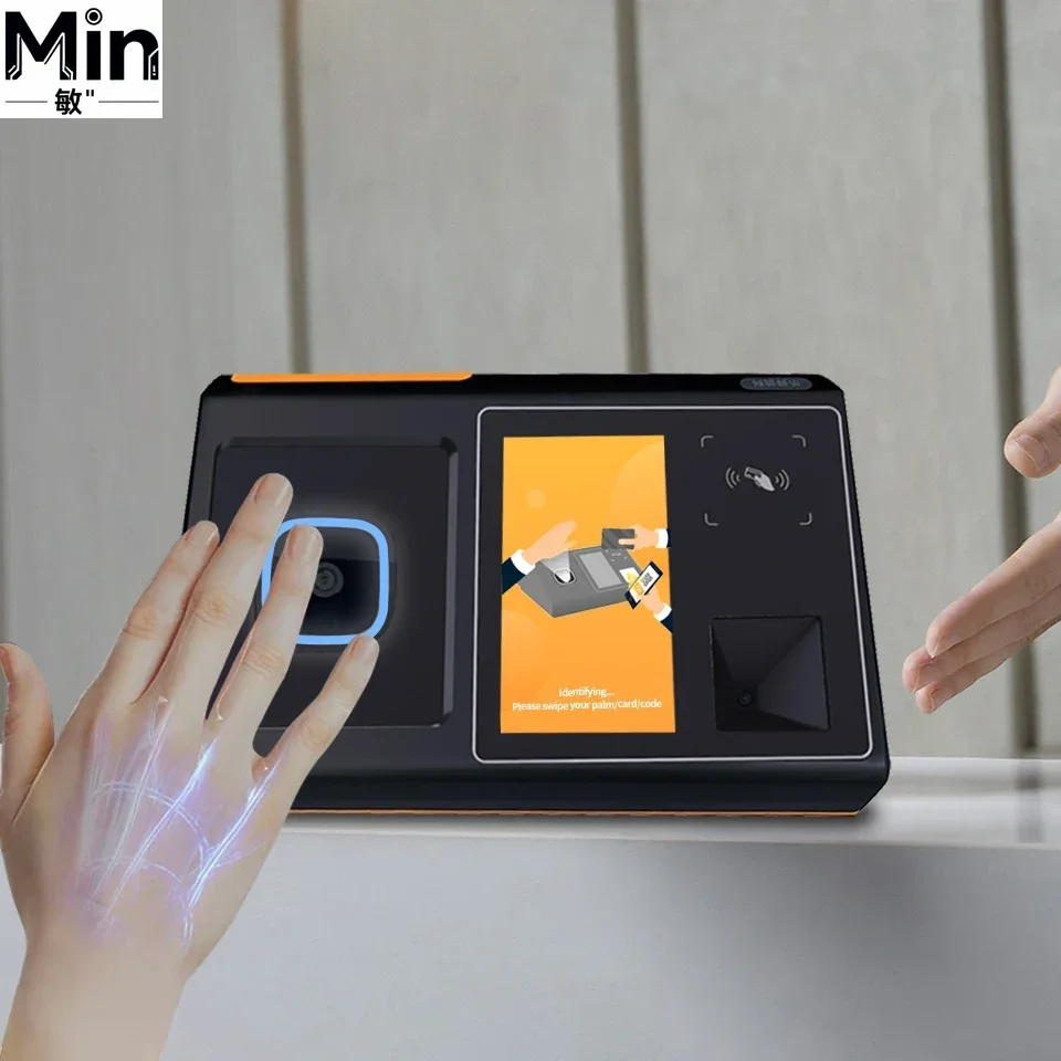 Dual Screen Intelligent Palm Vein Recognition Cash Register Safe Consumer Payment POS System for Retail