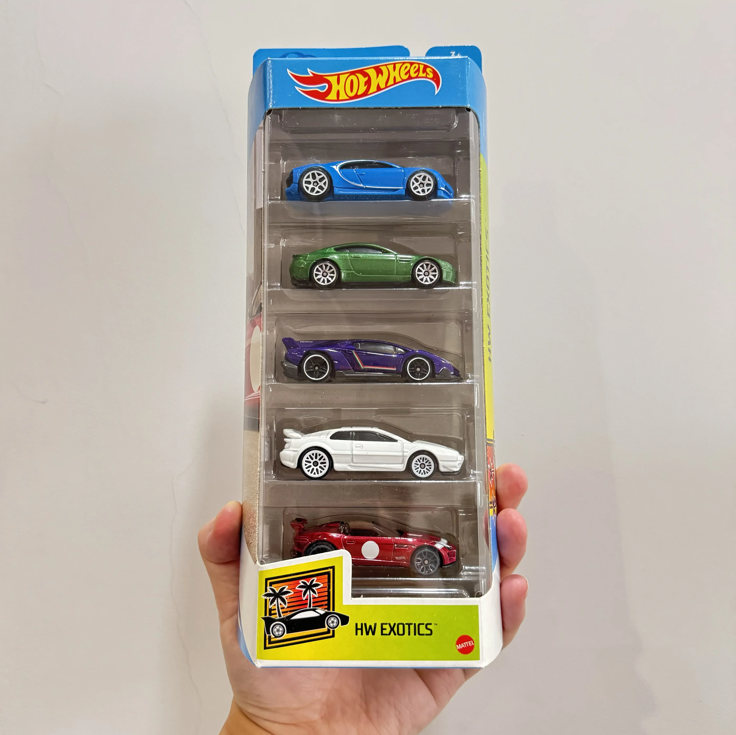 Origineel Hot Wheels Pack 5-motorshow - Htv49 Modelcollectie Verjaardagscadeau Formule Auto Mercedes Kid Speelgoed Verjaardagscadeau