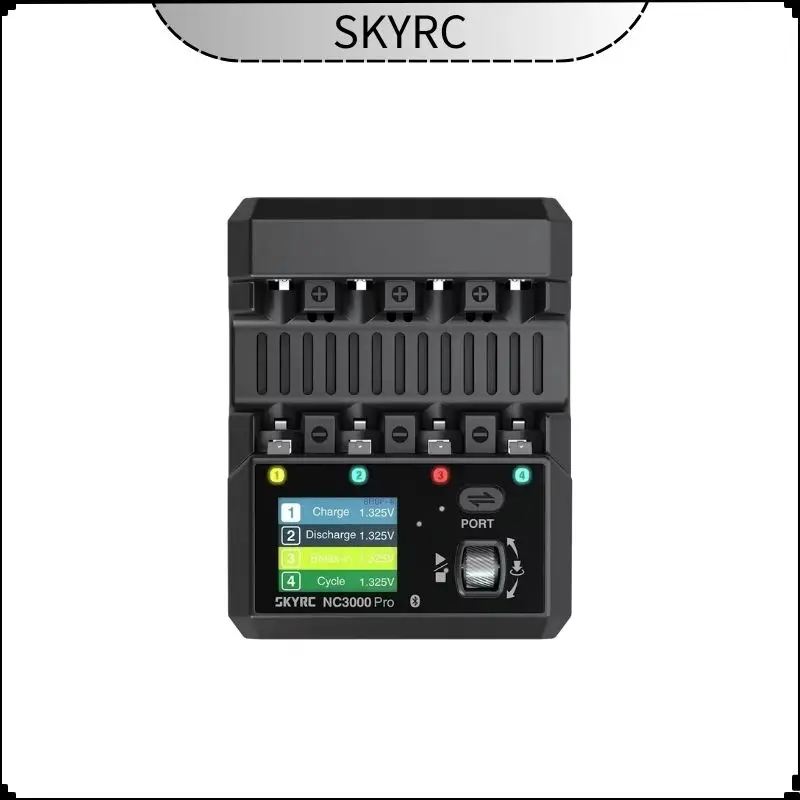 

​NEW SkyRC NC3000 Pro NiMH NiCd Battery Charger PD/QC AA/AAA Smart Battery Charger 4-slot LED Screen APP Control Charger