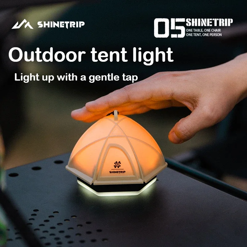 Outdoor Tent Light Waterproof Stepless Dimming Long Battery Life Camping Ambient Light Is on At A Glance Pat Light Camping