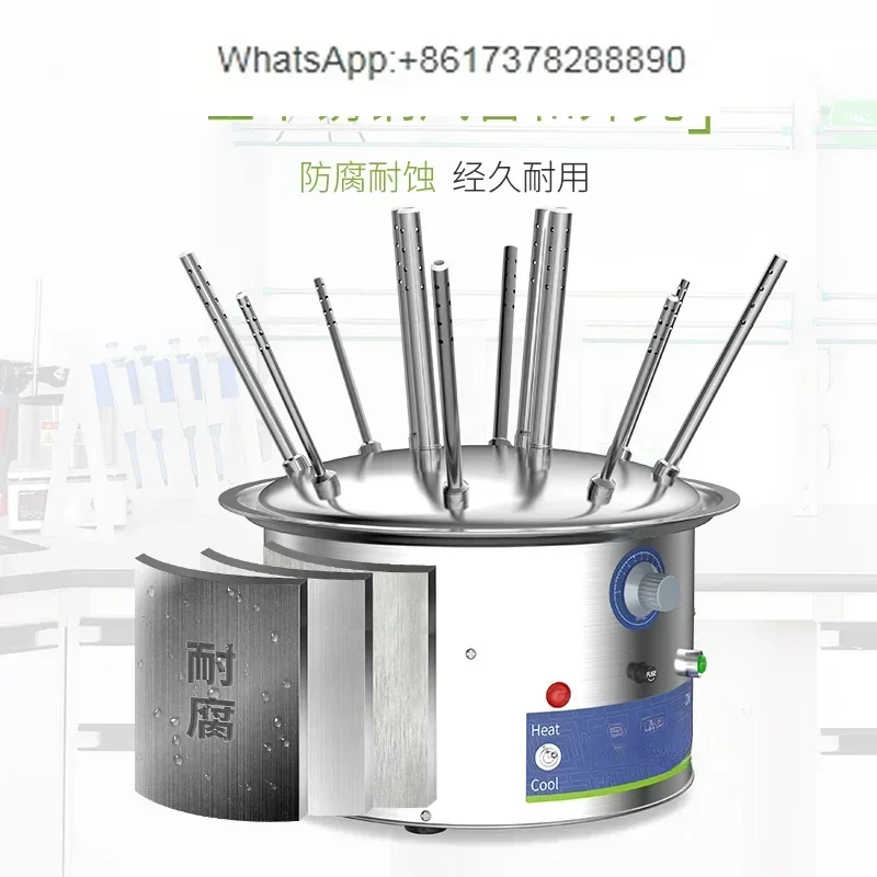 

Glass Instrument Airflow Dryer C12 Hole 20 Hole 30 Hole Test Tube Bottle Experimental Stainless Steel Temperature Regulation