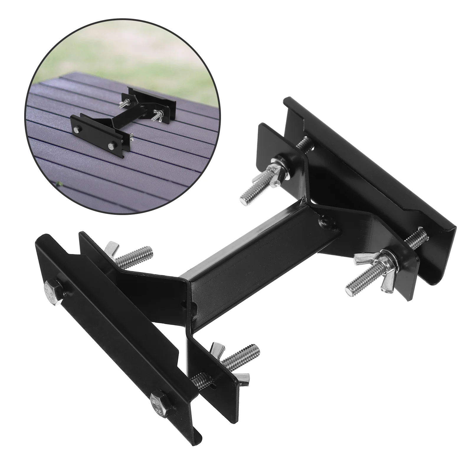 

3Pcs Outdoor Umbrella Clamp Portable Patio Holder Balcony Parasol Stand Stable Fixing Bracket for Garden Furniture
