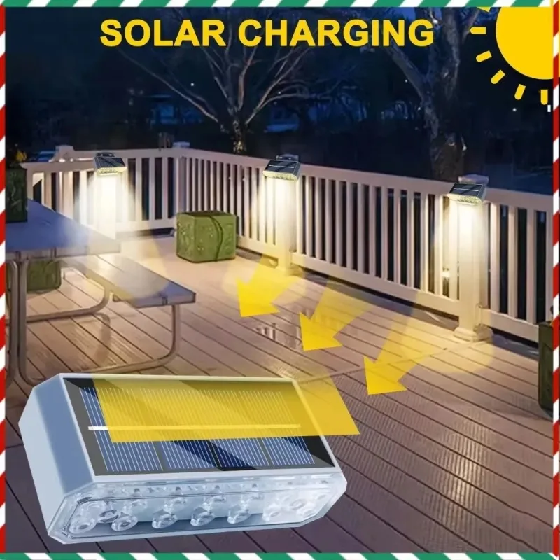 

Solar Runway Light Energy Saving Waterproof Outdoor Garden Path Light Suitable for Runway Fence Stairs