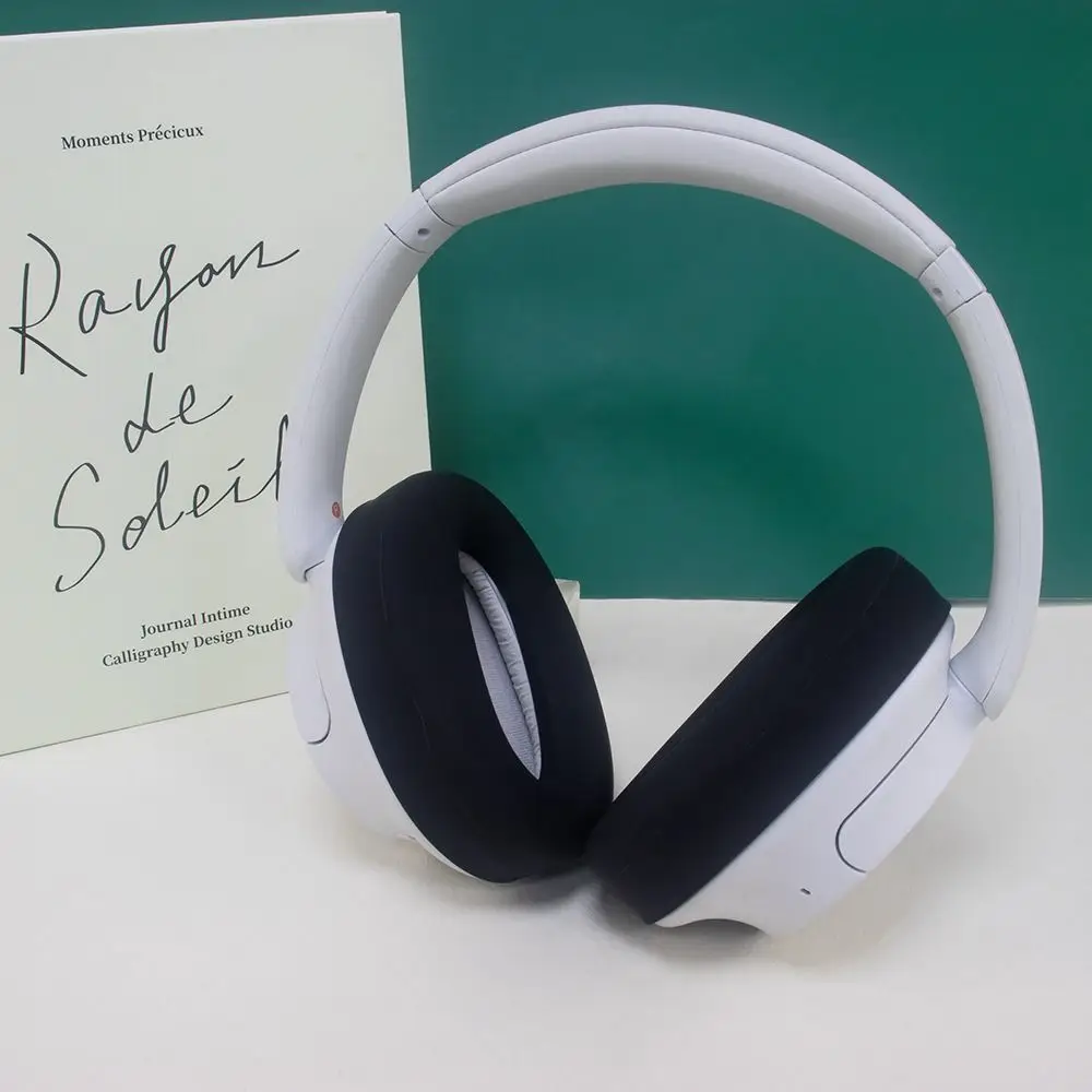 Silicone Case Cover for Sony WH-CH720N Wireless Headphones Bluetooth On-Ear Headset Anti-Scratch Ear Pad Cover, view 5