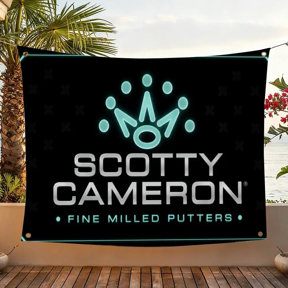 Marke S-Scotty Cameron Flags Home Yard & Garden Decor Banner – Wandhängende Flagge für den Innen- und Außenbereich – Detail 5