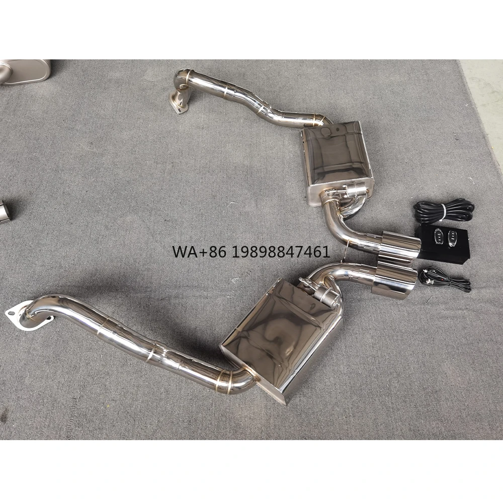 

Catback Exhaust Pipes for PORSCHE 981 Cayman/Boxster 2.7/3.4 2012-2015 Muffler Exhaust Pipe Stainless Steel Exhaust System