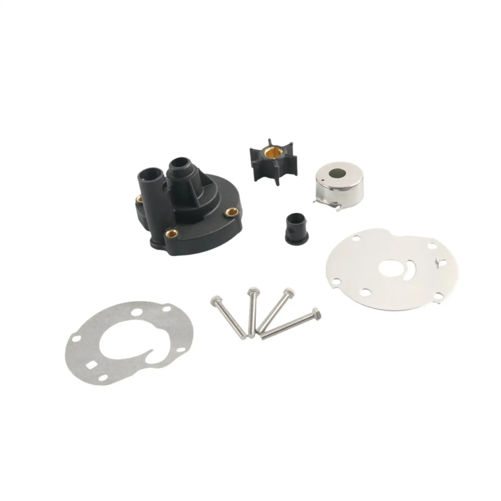 Water Pump Impeller Kit, montagem Hardware, 763758 para Johnson Evinrude