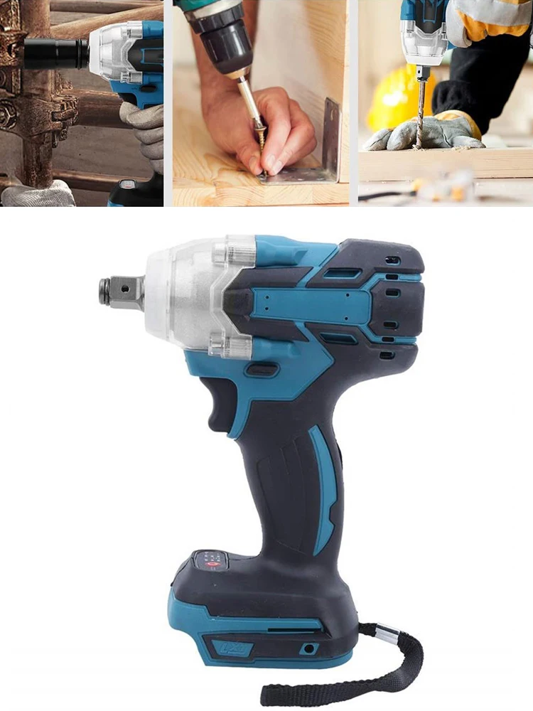 

Brushless Electric Impact Wrench 2800N.M Torque Removal Screw Nut Screwdriver Home Power Tool for Makita 18V Batte