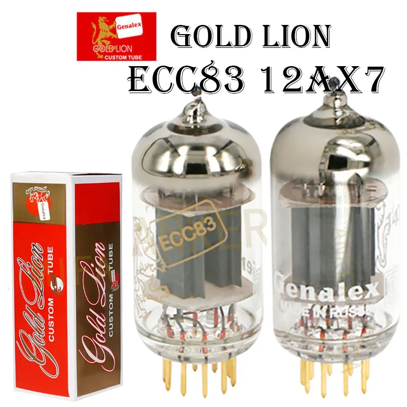 GOLD LION ECC83 12AX7 ECC82 12AU7 ECC81 12AT7 Electronic Tube Precision Matching 12AX7 12AU7 Vacuum Tube DIY Audio Valen Genuine