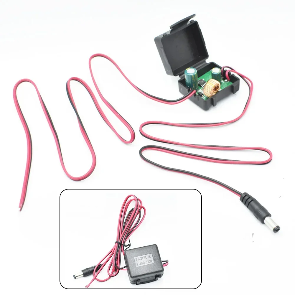 Voltage Regulator Converter Car Power Supply Black Car Accessories For Vehicle Camera High Quality New Easy To Install