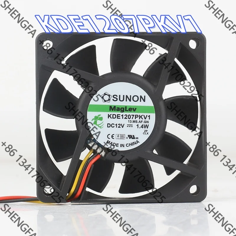 New Sunon 5V 24V 48V AC EC 7020 70X70X20MM Maglev fan Inverter Mute KDE1207PKV1 cooling fan DC 12V 1.4W