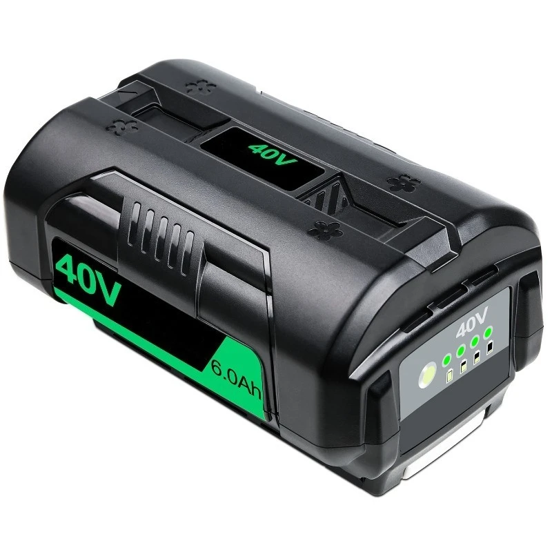 

Compatible 40V 6.0AH Li-ion Battery Pack for Electric Lawn Mower Power Tool Rechargeable Replacement Supply