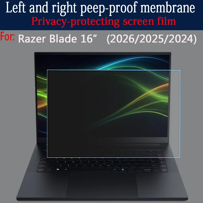 For New Razer Blade 16 2026/2025/2024 Screen Protective Film 16-inch Laptop Toughened Film Anti-Blue Film Anti-Peep Film