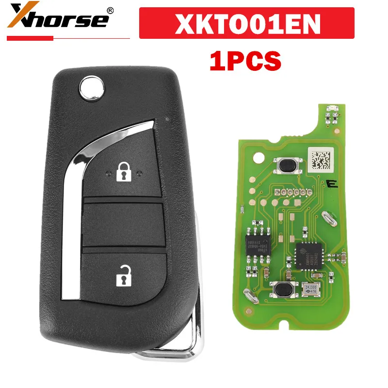 XHORSE XKTO01EN Universal Remote Key for Toyota 2 Buttons for VVDI Key Tool and VVDI2 (English Version)