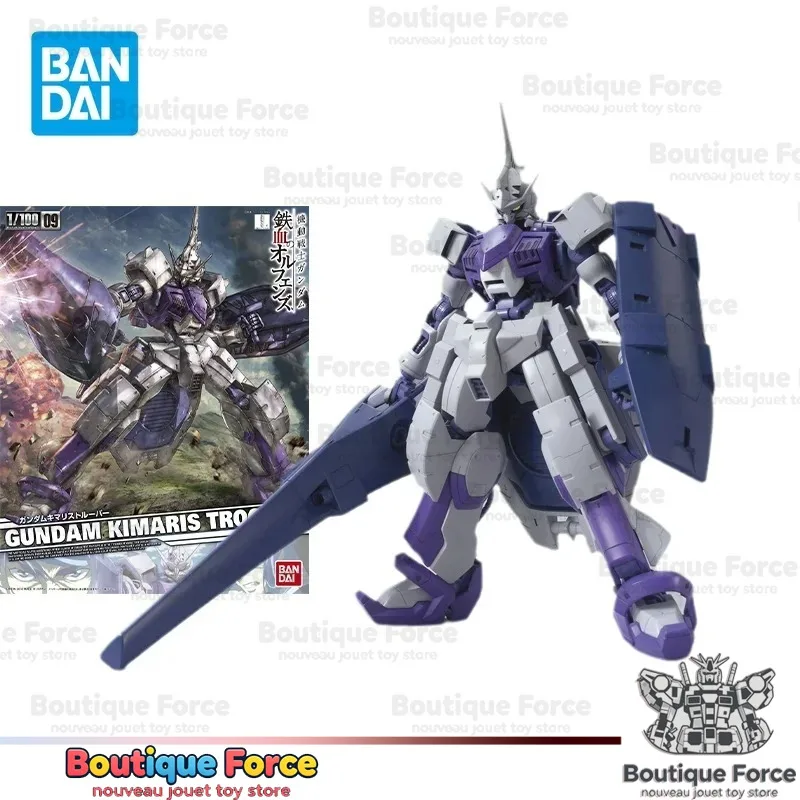 

Коллекционная модель Bandai Gundam Kimaris Trooper, масштаб 1/100, фигурка из аниме/мультсериала, игрушка-подарок для детей, взрослых и фанатов