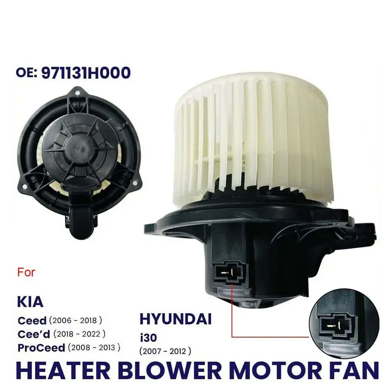 

HEATER BLOWER MOTOR FAN FOR HYUNDAI I30 FD KIA CEED ED MK1 1.4 1.6 971131H000